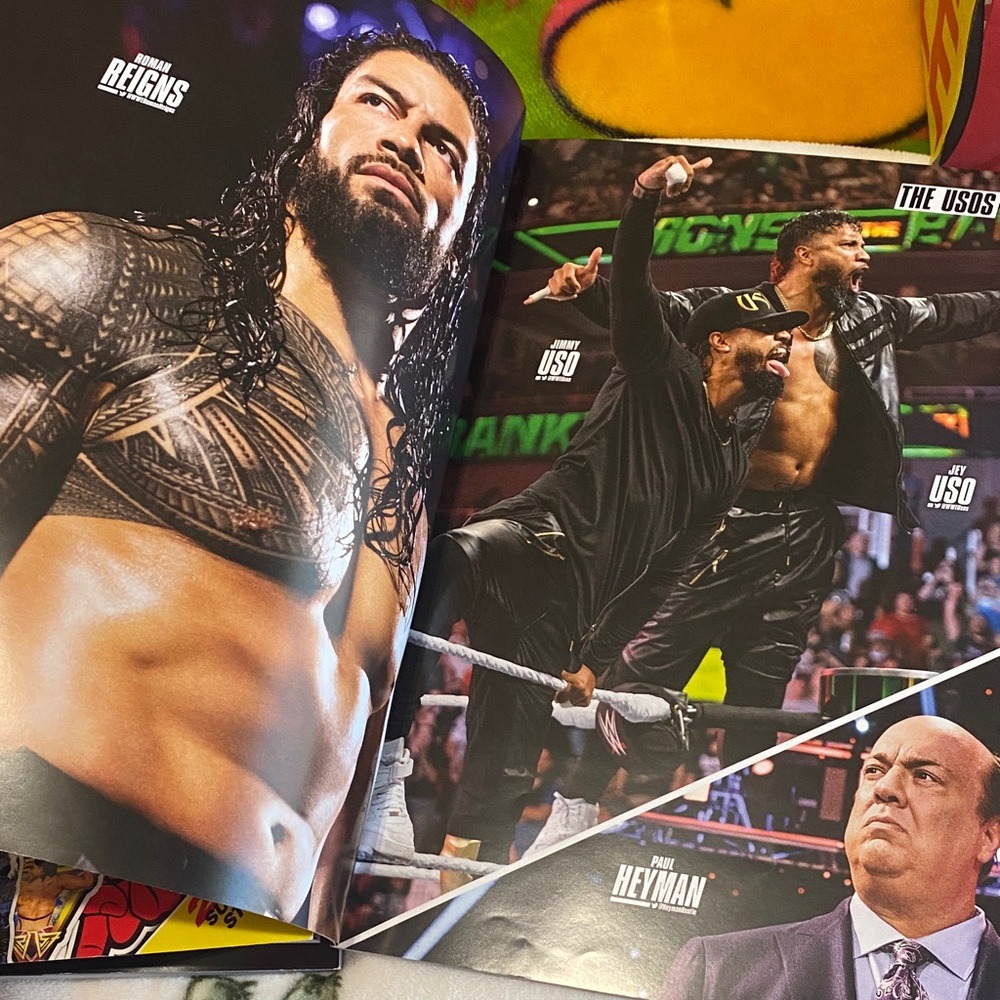2 Wwe Official Program With Bold Multicolor Desig… - image 6